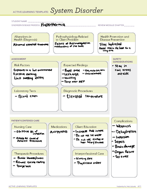 ATI Templates open angle Glaucoma - ACTIVE LEARNING TEMPLATES ...