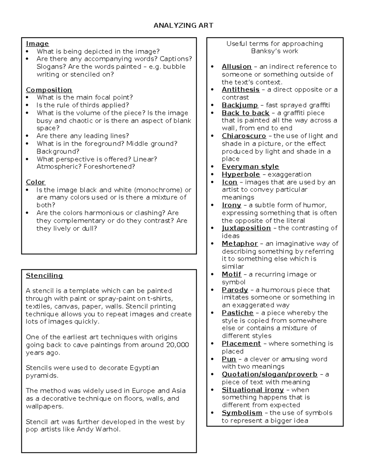 Analyzing ART Glossary ANALYZING ART Image What Is Being Depicted   Thumb 1200 1553 