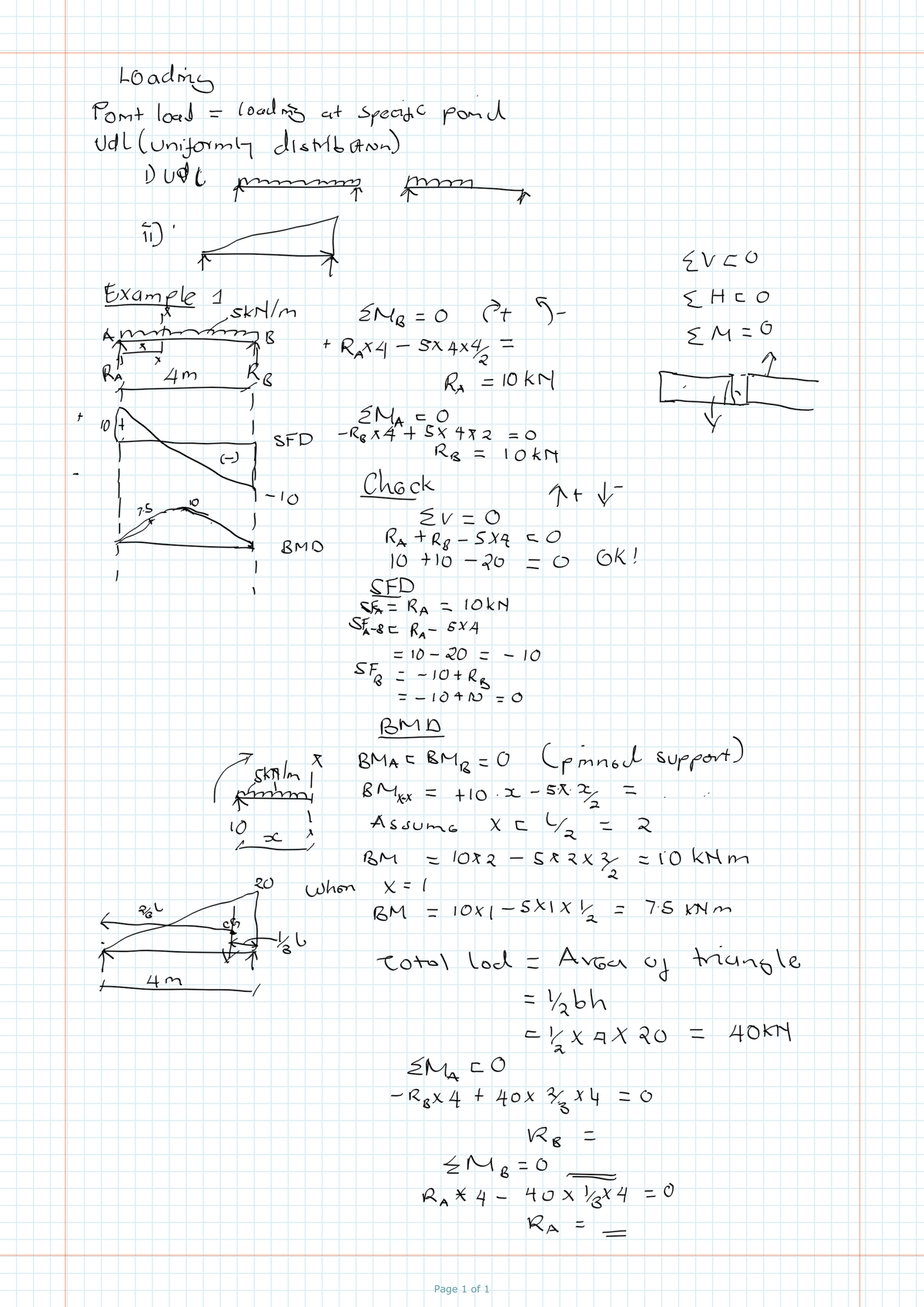 Arch and Cables - notes - Theory of Structures - Page 1 of Page 1 of ...