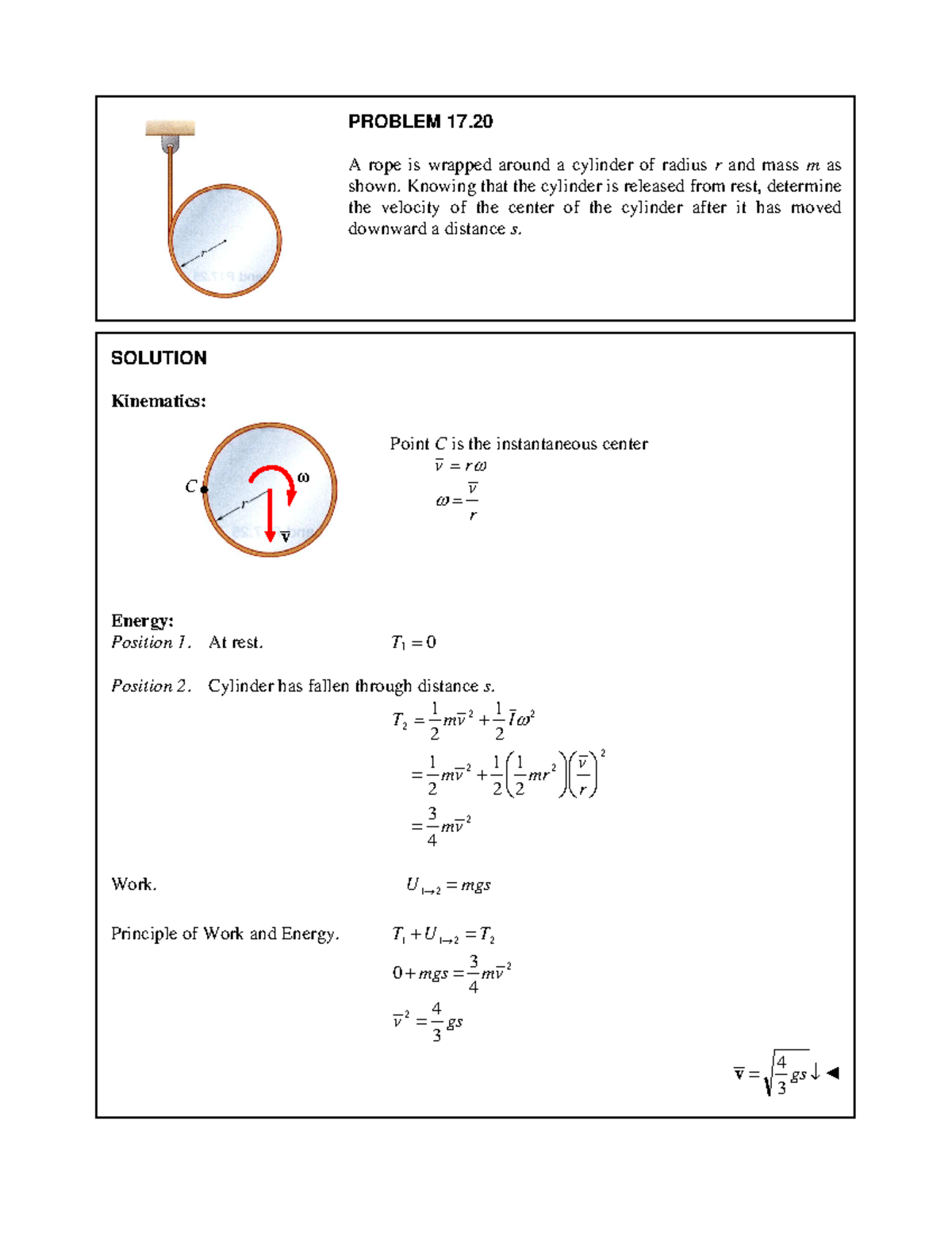 Analytical mechanics 7th edition solutions image
