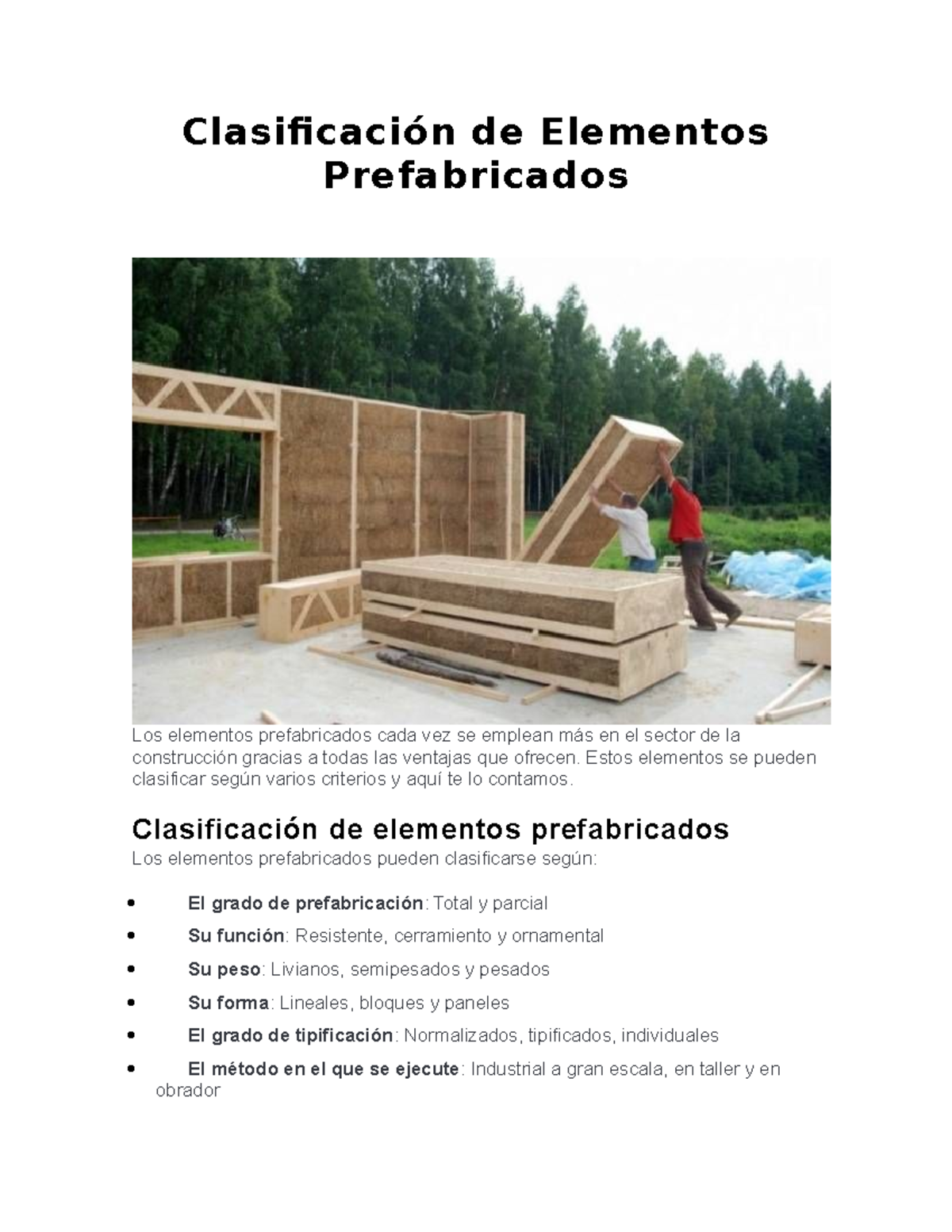 Beneficios De Los Materiales Prefabricados - Image to u