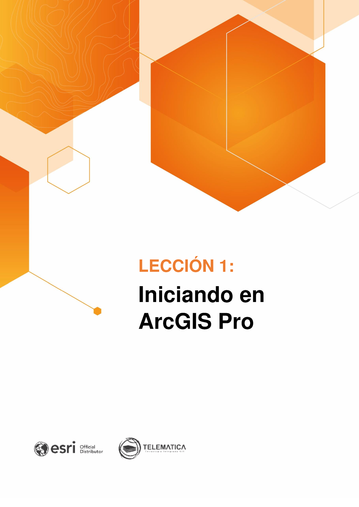 Lección 1 Iniciando En Arc Gis Pro - LecciÓn 1 : Iniciando En Arcgis 