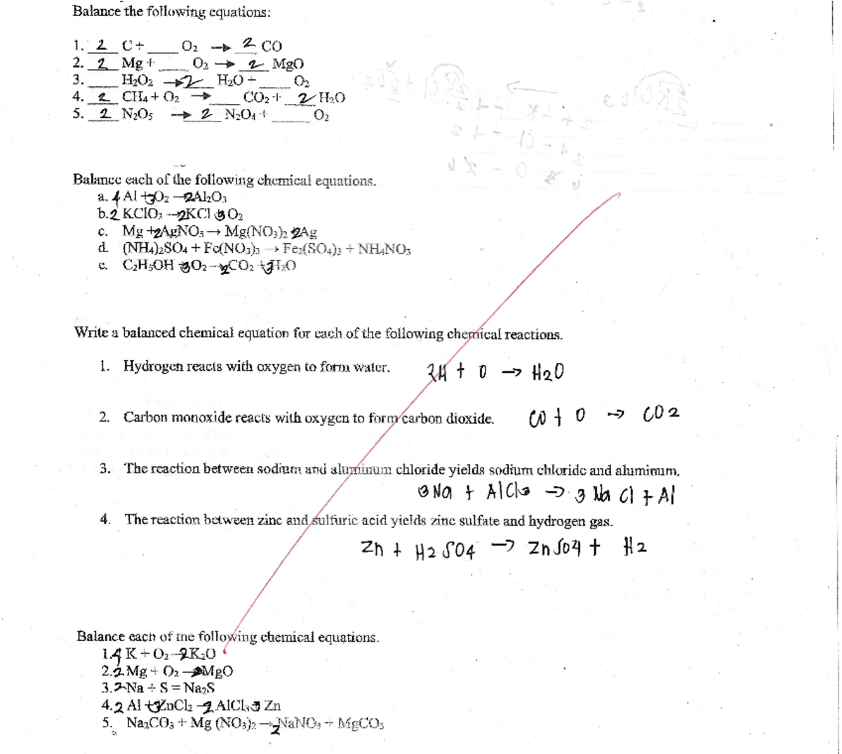 CHEM Practice 24 - Chemistry - Studocu