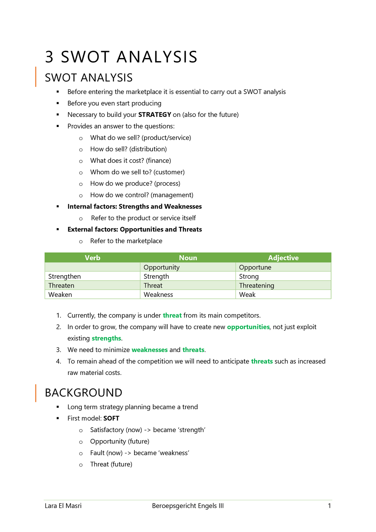 Summary Professional English complete - Beroepsgericht Engels III - 3 ...