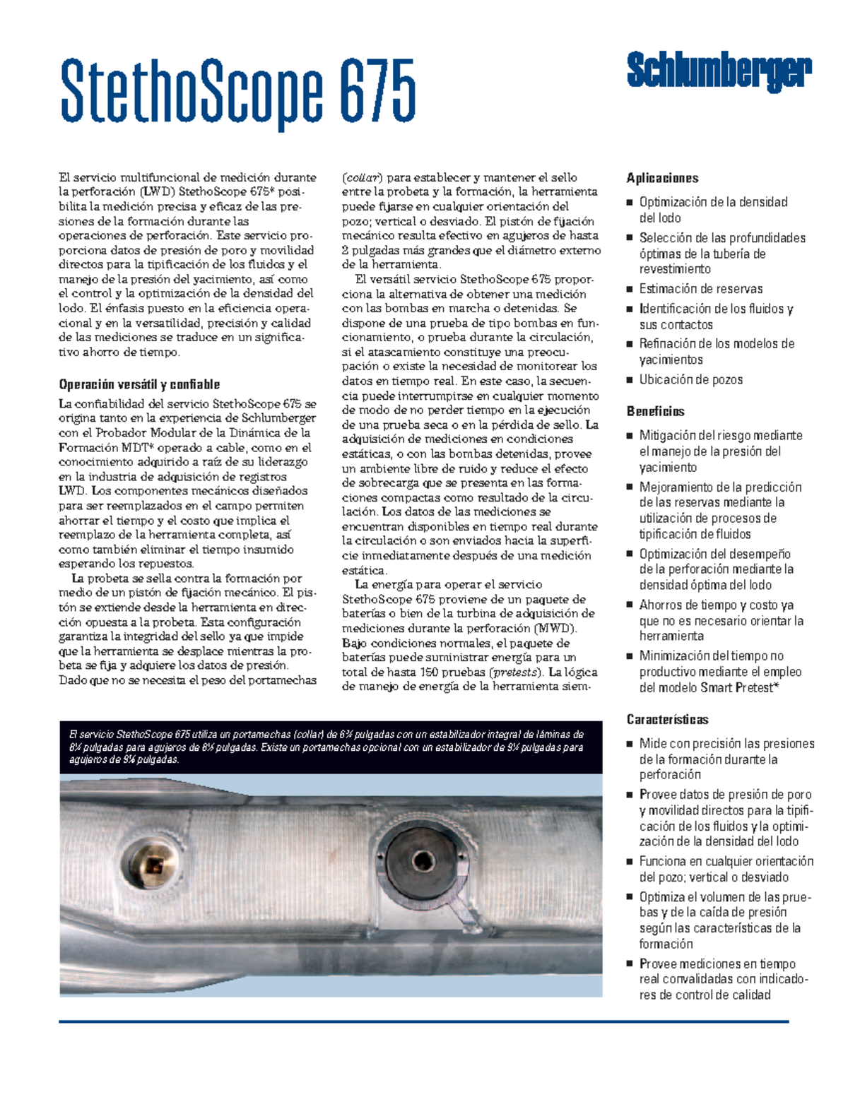Stethoscope spanish Brochure herramienta Aplicaciones Optimización