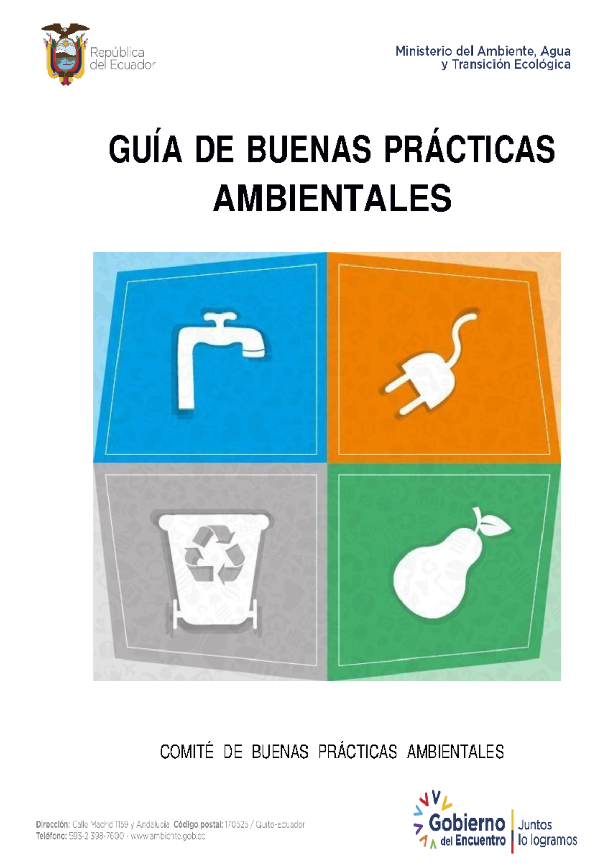 Guias De Buenas Practicas Ambientales Ca Rcoa GuÍa De Buenas PrÁcticas Ambientales ComitÉ De