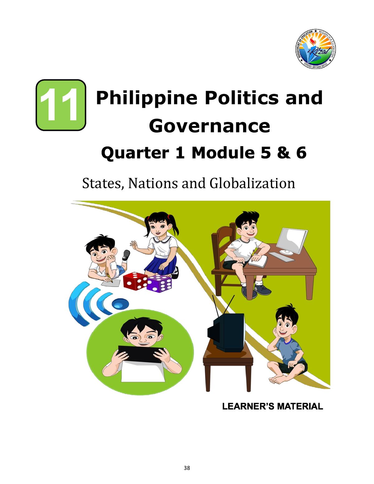 Philippine Politics And Governance Module 5 And 6 Philippine Politics And Governance States 5681