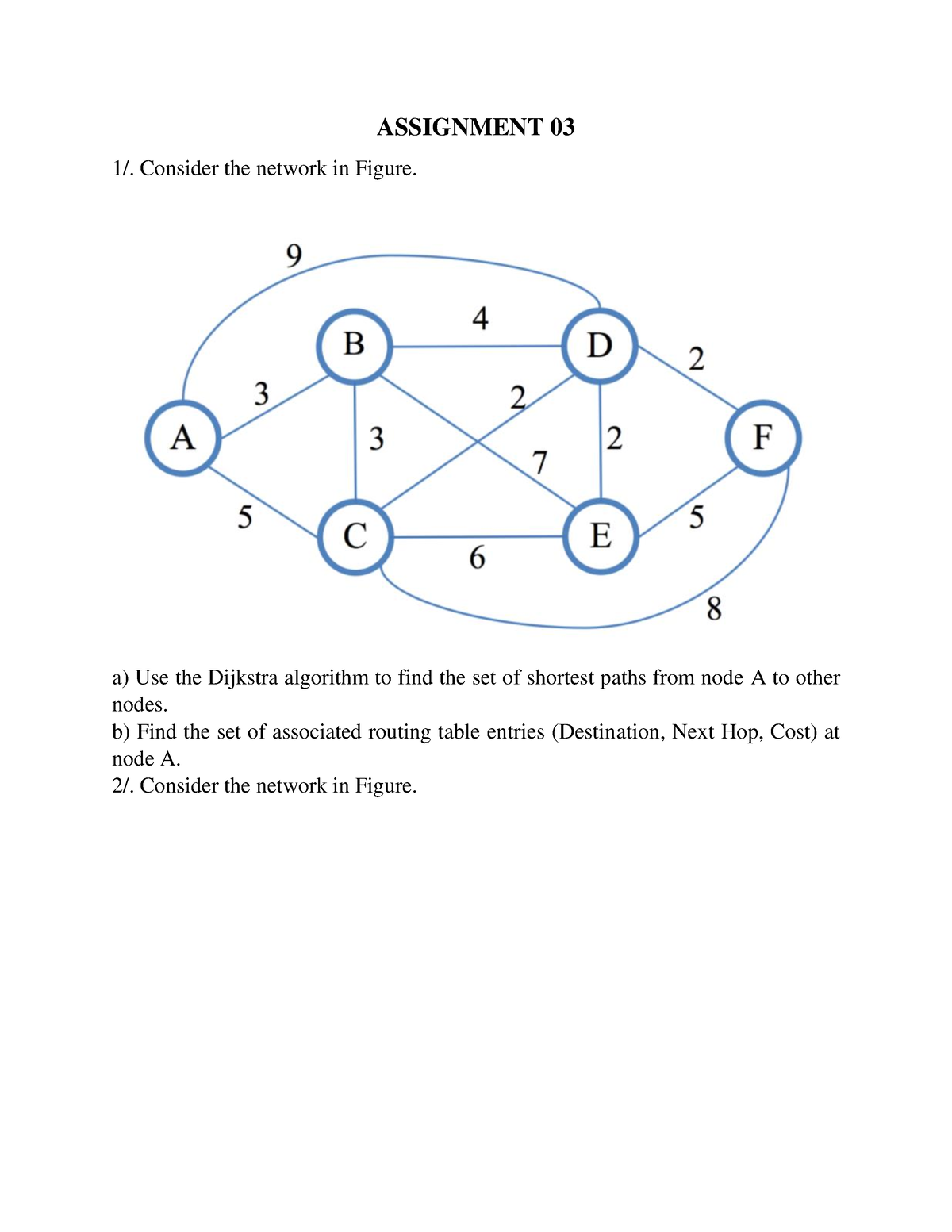 Assignment 03 - Nwc - Networking - FPT - Studocu