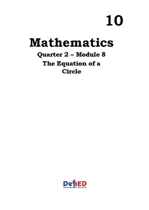 7 Q1 Math - Module 7 for Quarter 1 Mathematics 10 - i Mathematics ...