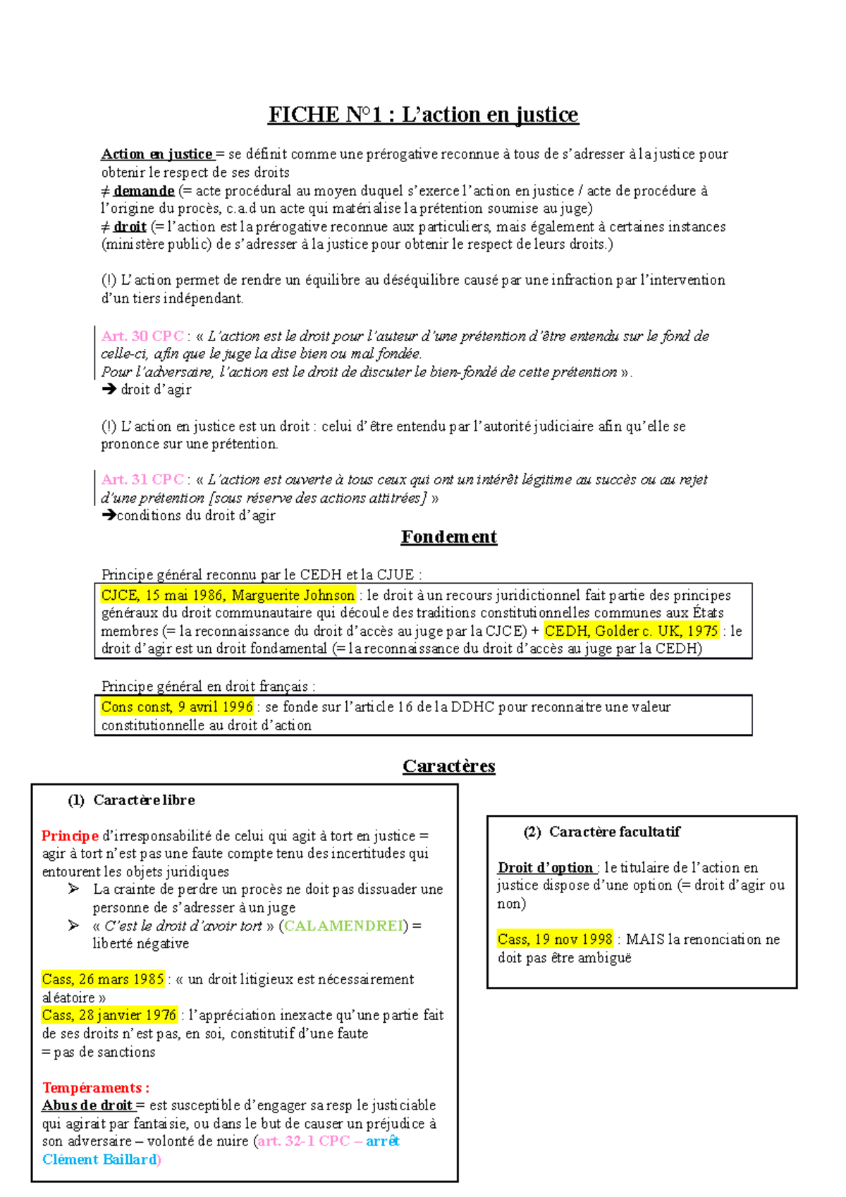 l'action en justice dissertation pdf