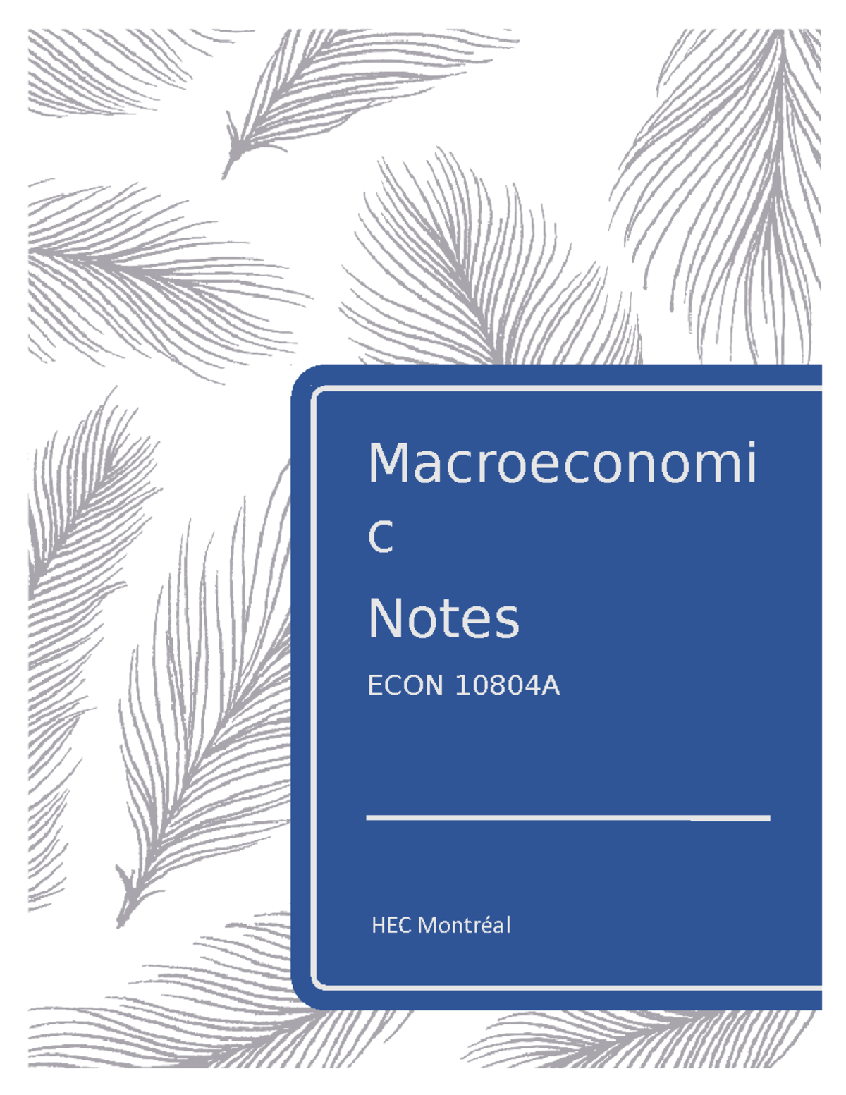 Session 1 Macro analysis - 180412A - HEC - Studocu