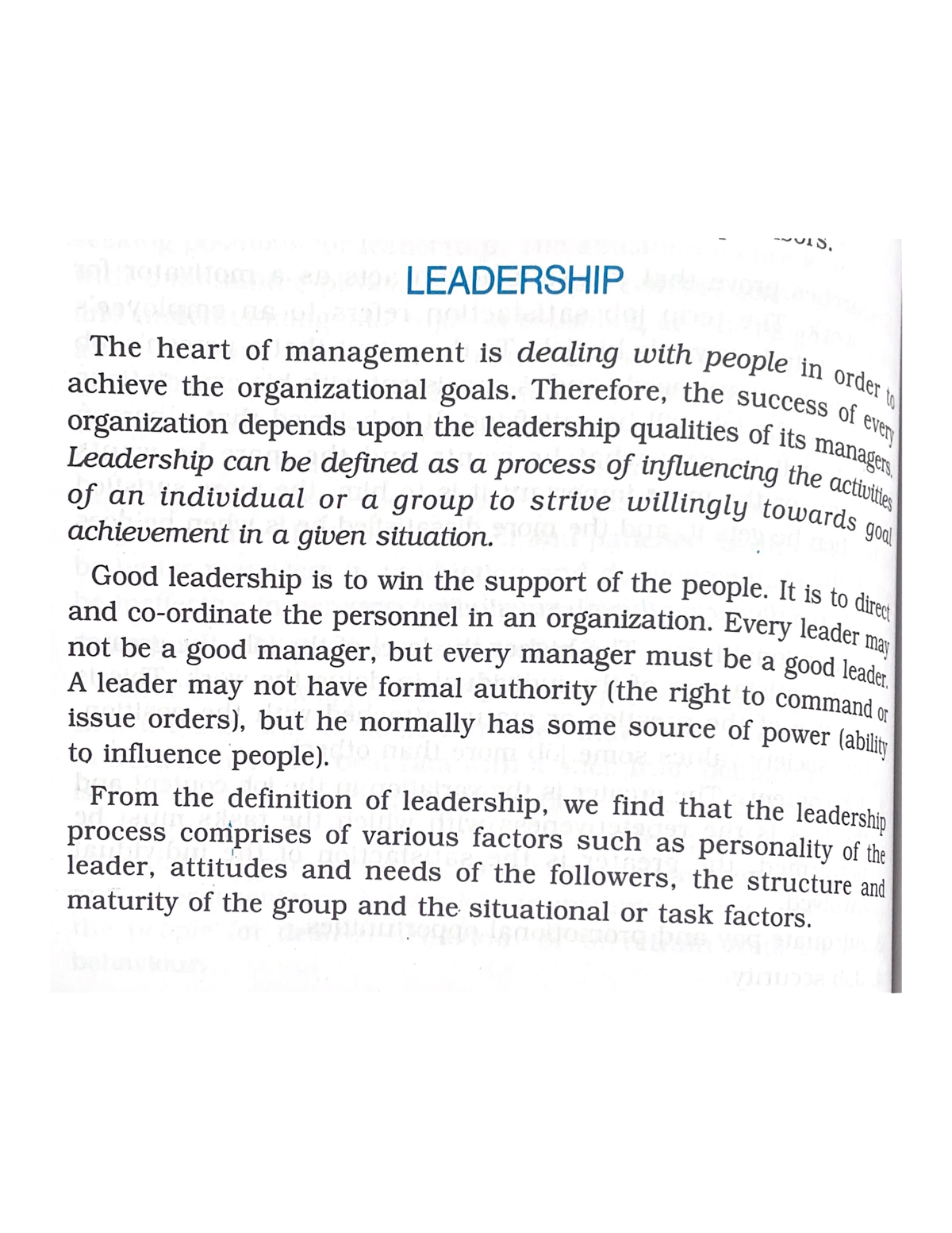 Leadership - Lecture Note - Bsc.nursing - Studocu