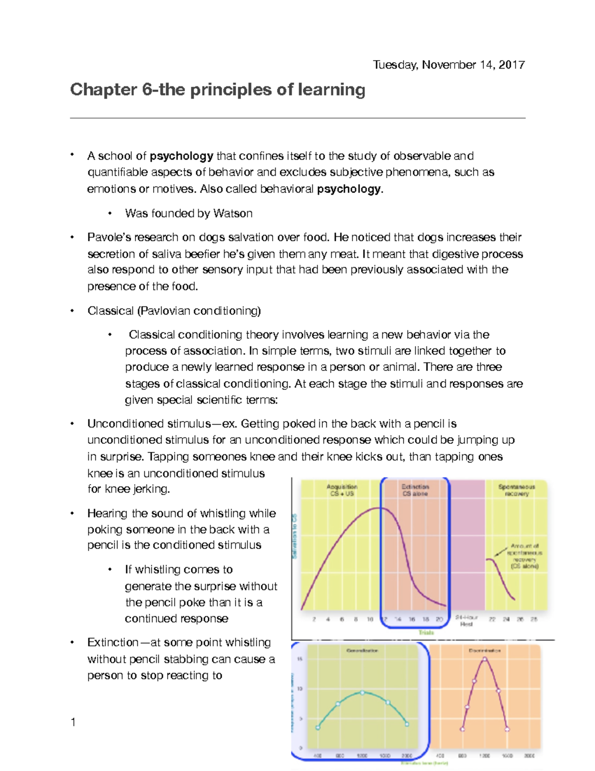 Pysc. 1200 Chapter 6 - Lecture Notes 6 - Tuesday, November 14, 2017 ...