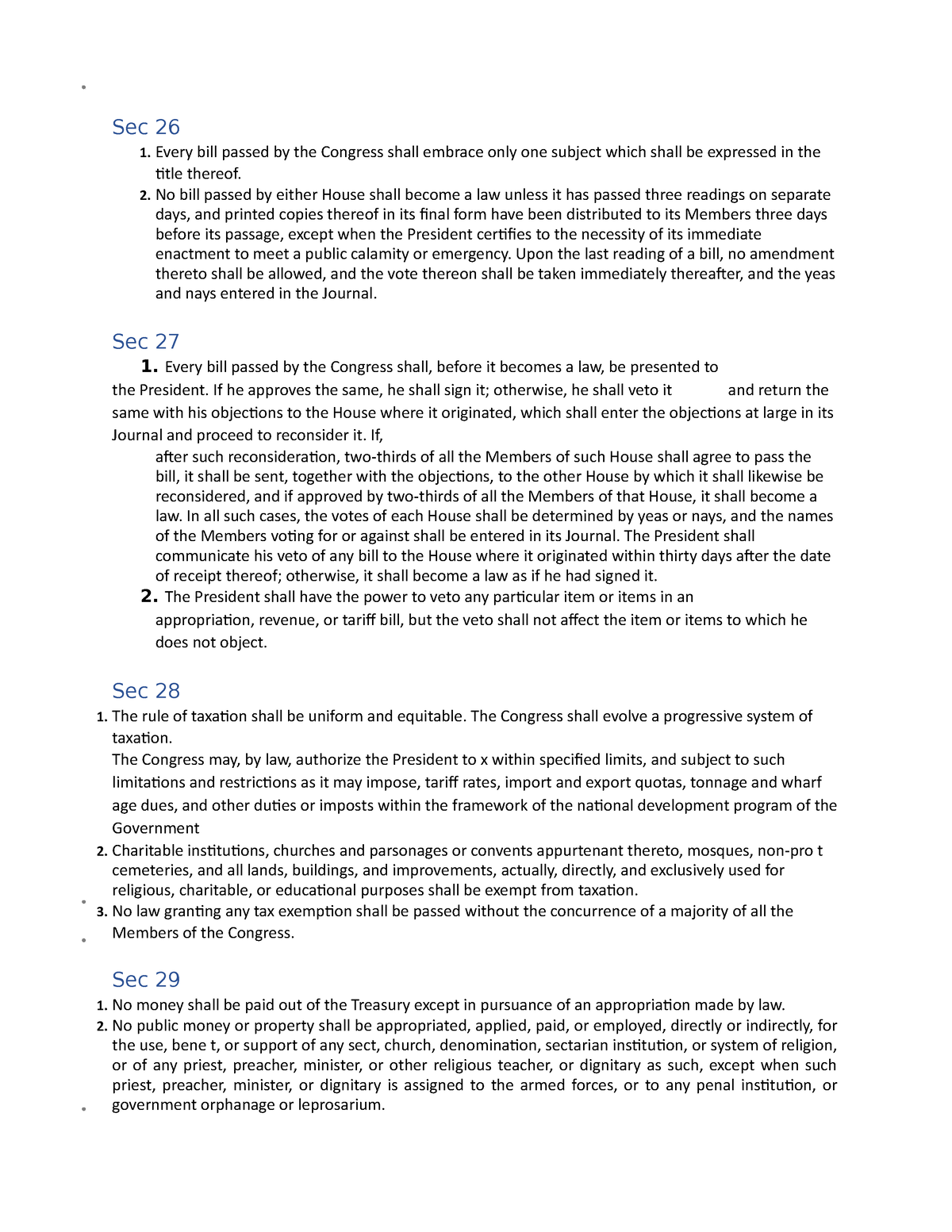 constitutional-law-module-5-sec-26-every-bill-passed-by-the-congress