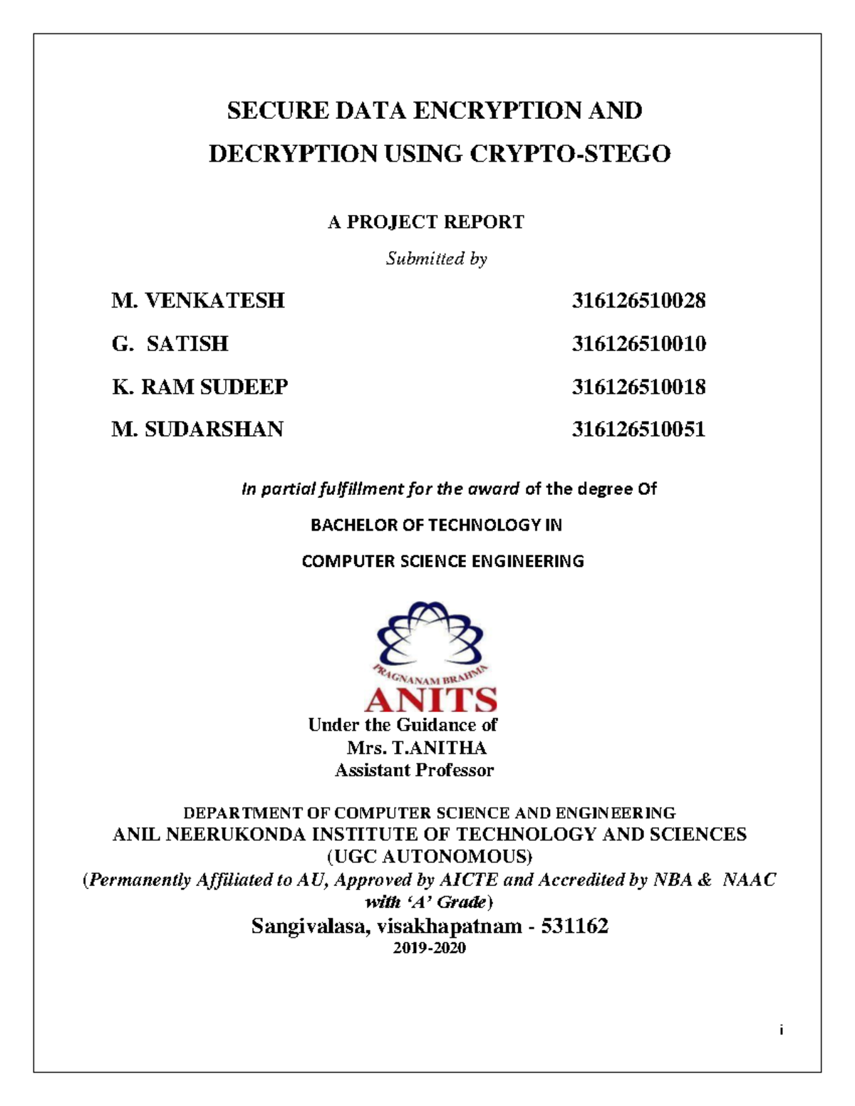 Projects 1920A17 - Is se - i SECURE DATA ENCRYPTION AND DECRYPTION ...