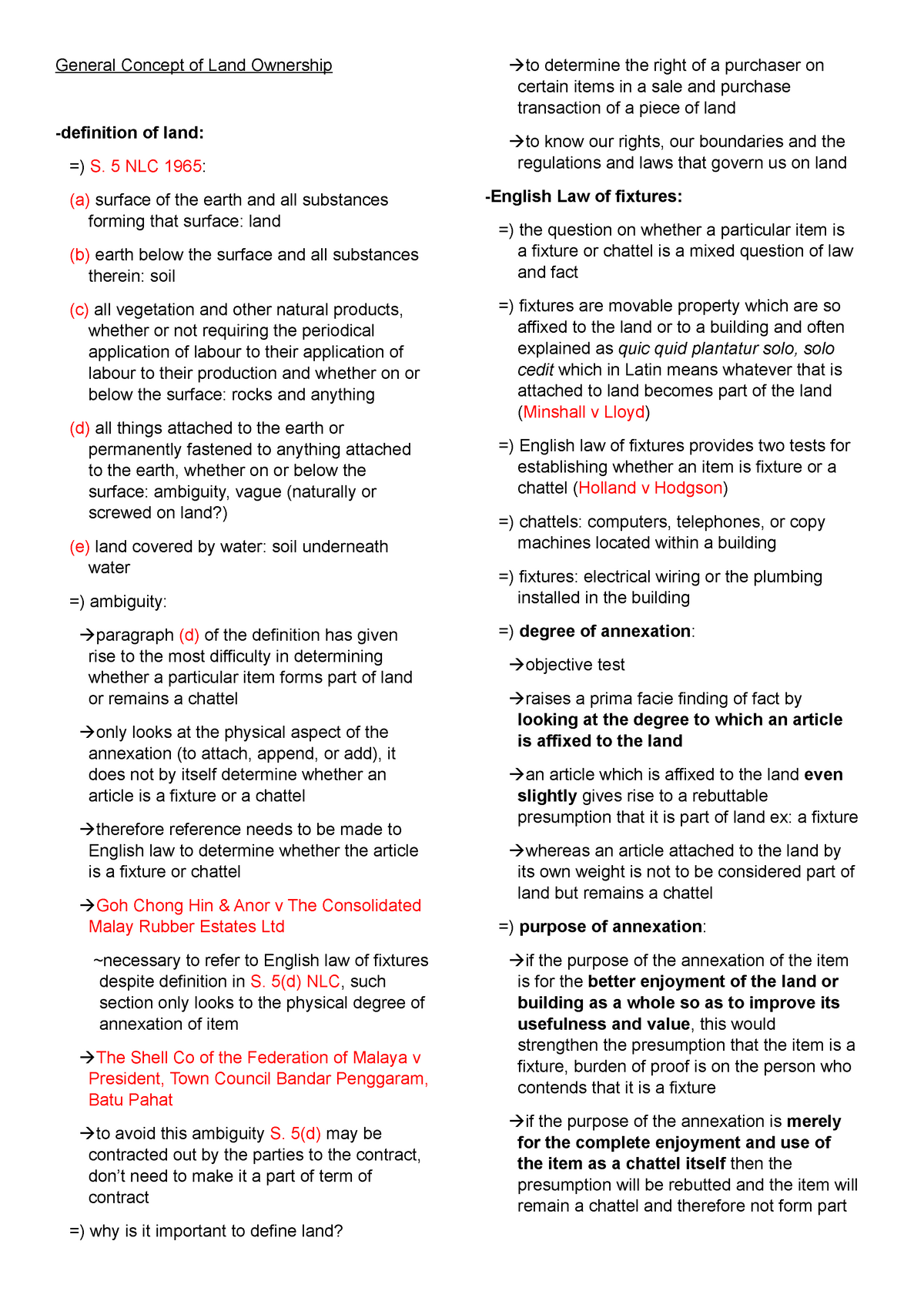 Land Ownership Definition