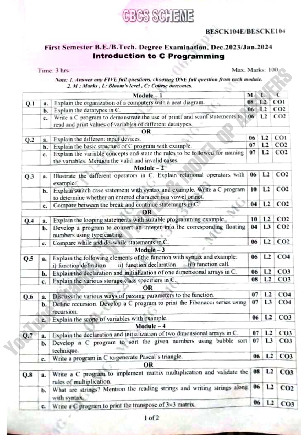 Introduction TO C Programming - Principal of programming usinng C ...