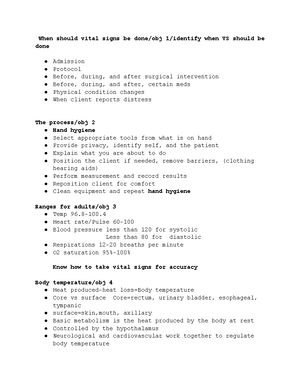 Skills Checklist Vital Signs O2sat - atitesting ©2021 Assessment ...