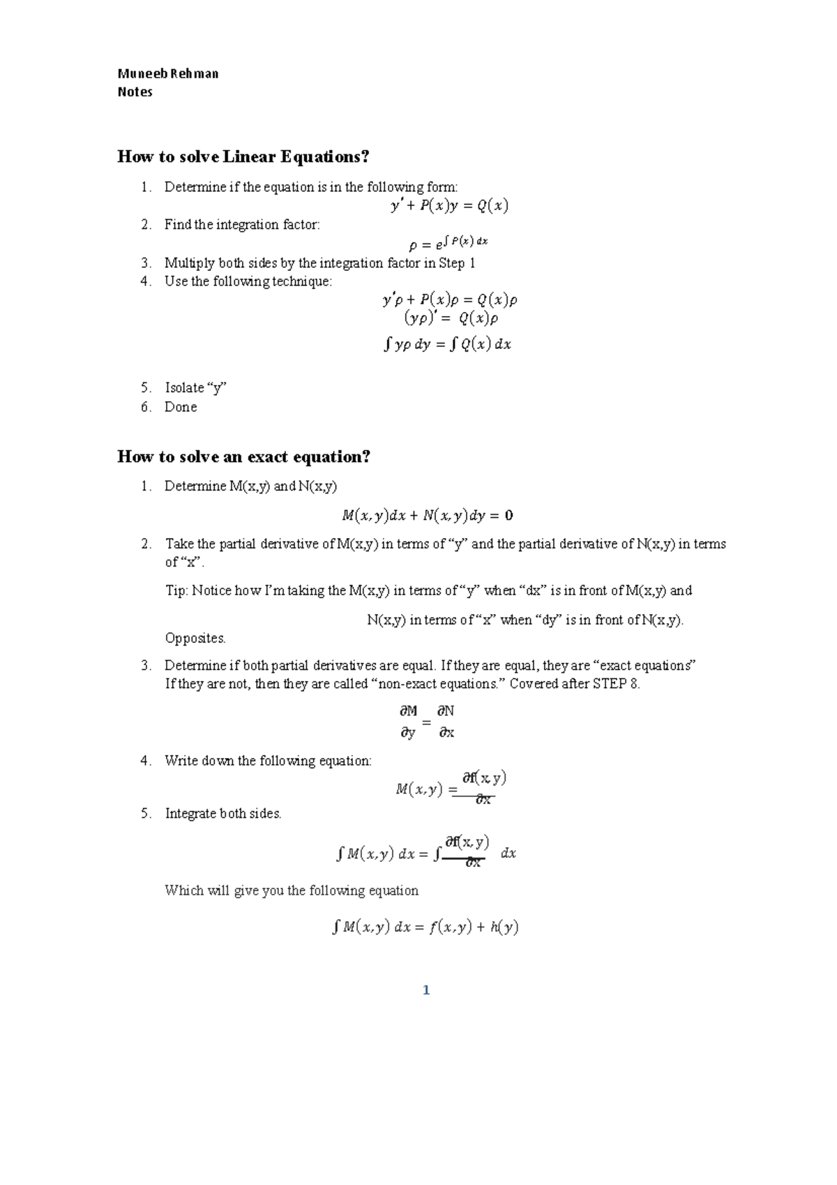 engr213-summary-applied-ordinary-differential-equations-compress