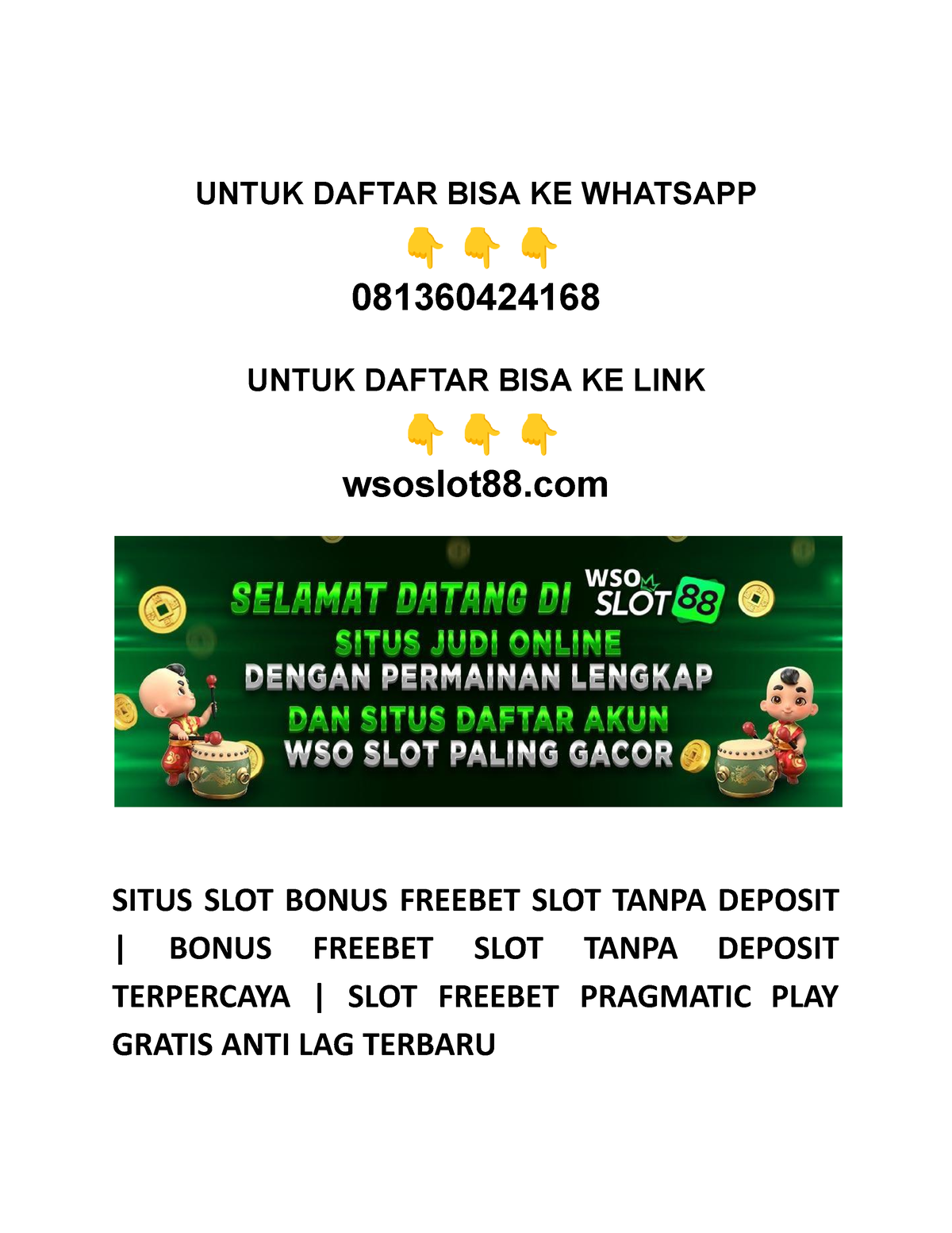 slot freebet pragmatic play