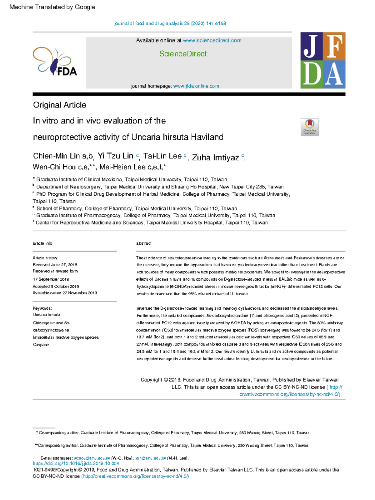 19In vitro and in vivo evaluation of the - c d c In vitro and in vivo ...