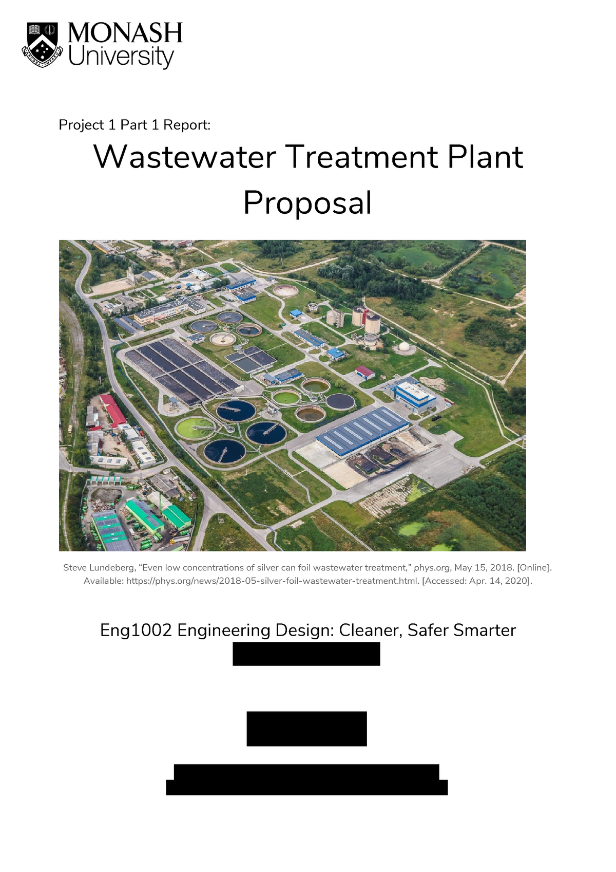 research proposal on waste water treatment