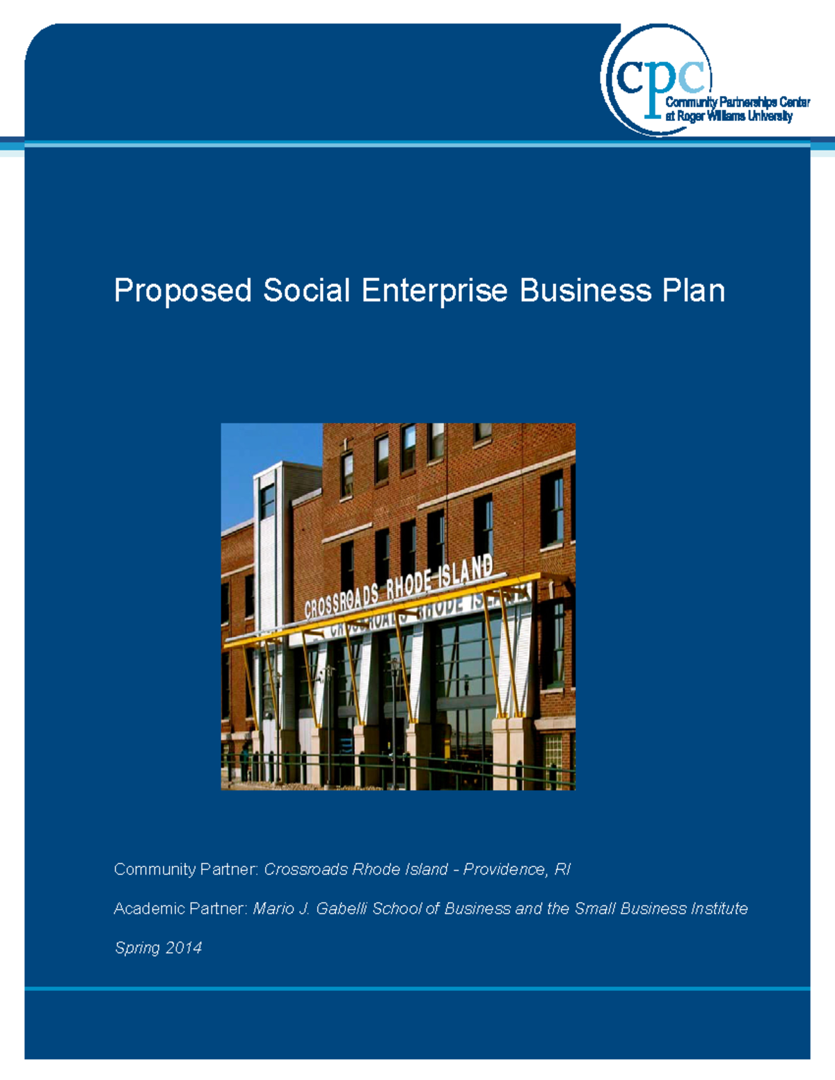 Social Enterprise Business Plan For Student Proposed Social