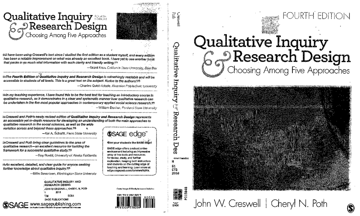 Qualitative Inquiry Research Design Creswell 2018 Psicología General