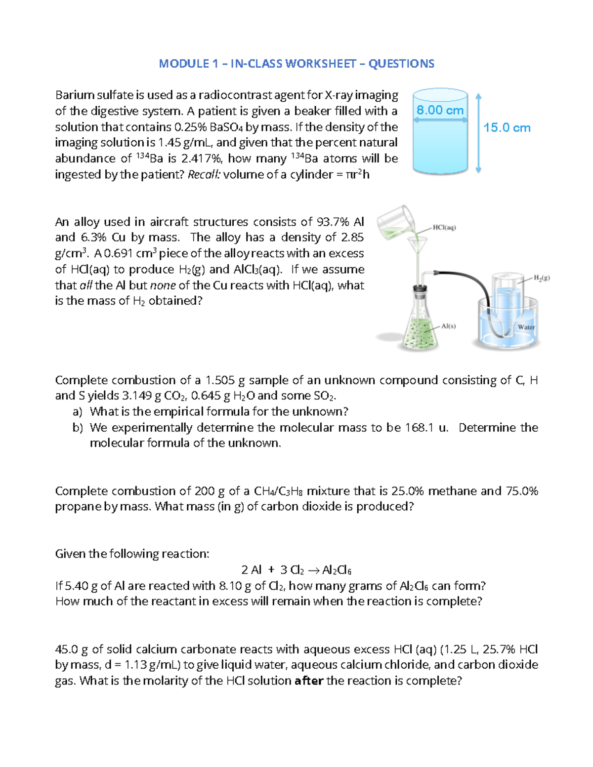 M1 Worksheet - Practice Questions - MODULE 1 – IN-CLASS WORKSHEET ...