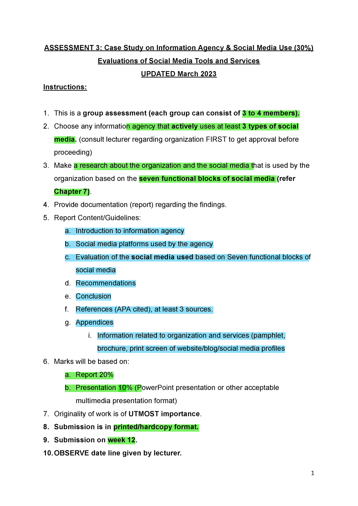 group case study assessment centre