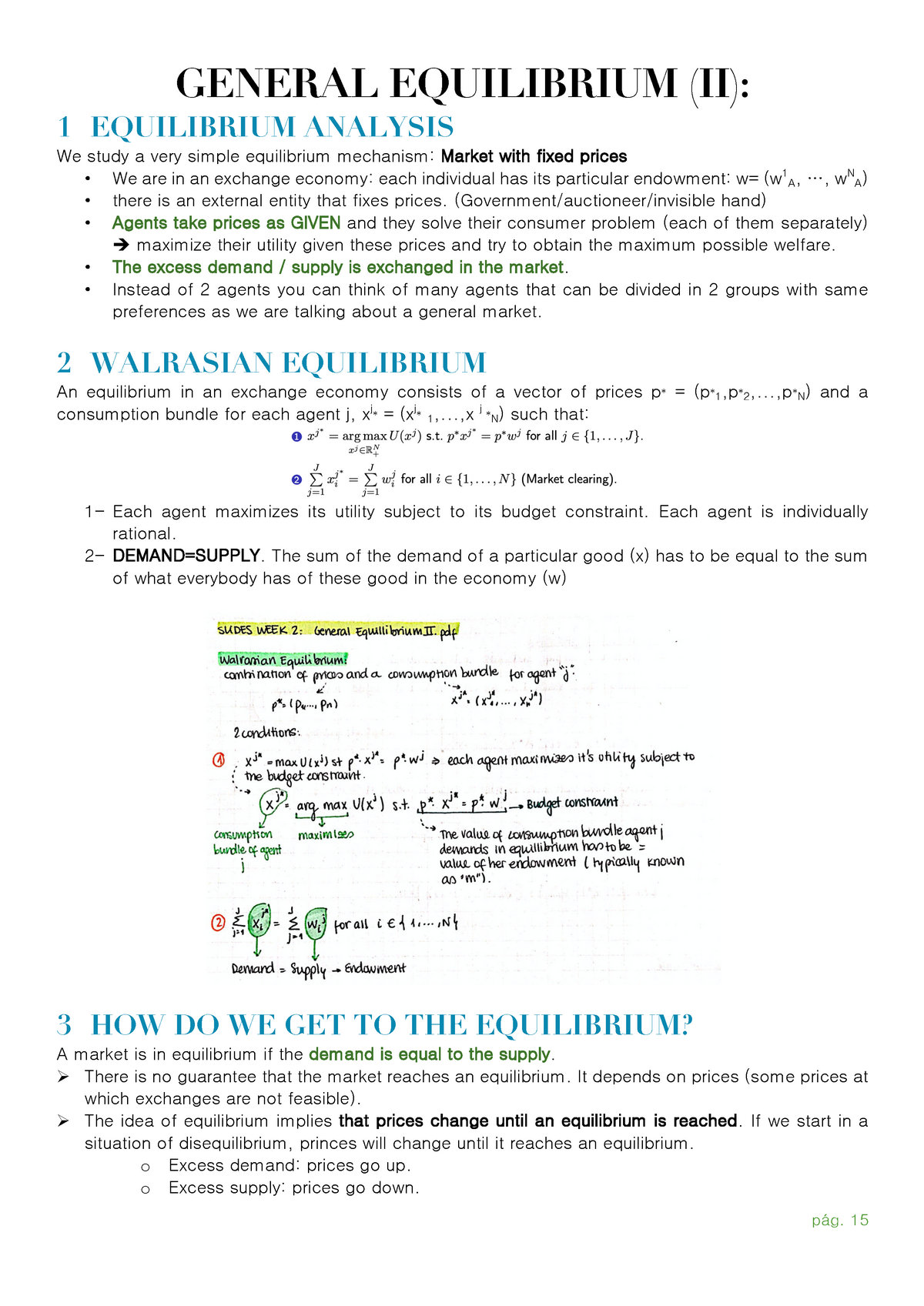 Microeconomics 2 15 18 General Equilibrium Ii Equilibrium Analysis We Study Studocu