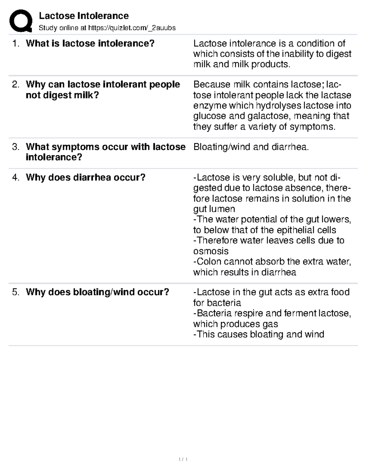 9d940533 faab 497e bf3f ab2c1a45d5dd Lactose Intolerance Study online at quizlet/_2auubs What