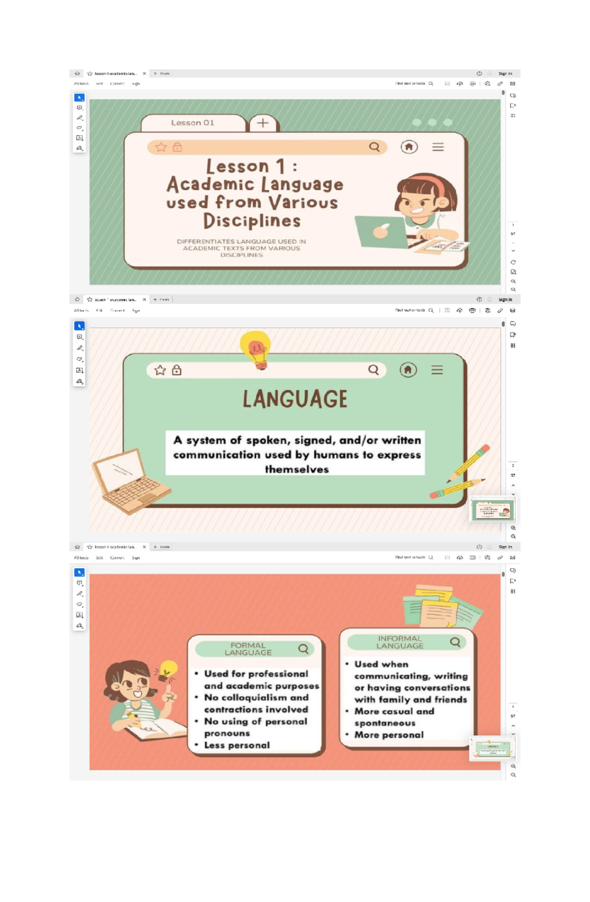 Lesson 1-eapp - Bachelor of Science in Education Major in English - Studocu