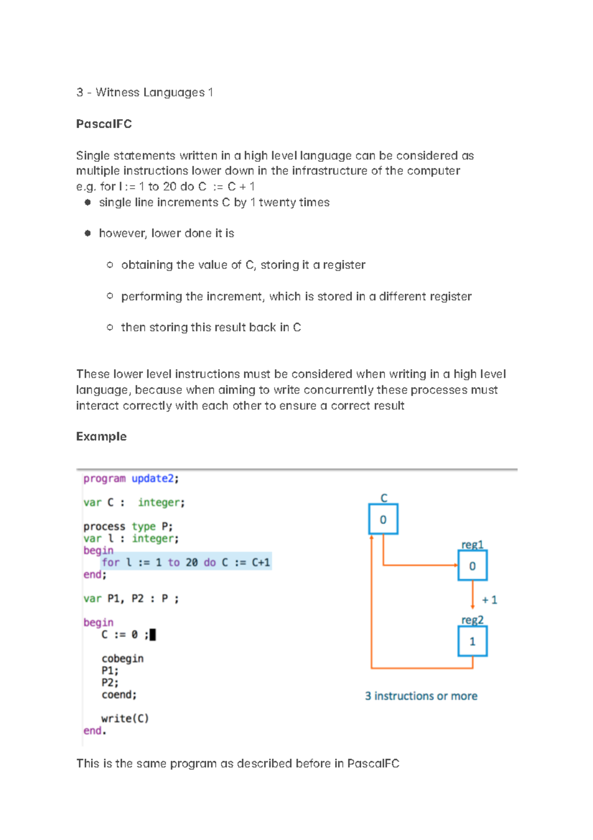 3 - Witness Languages 1, Part II - 3 - Witness L+ngu+ges 1 P