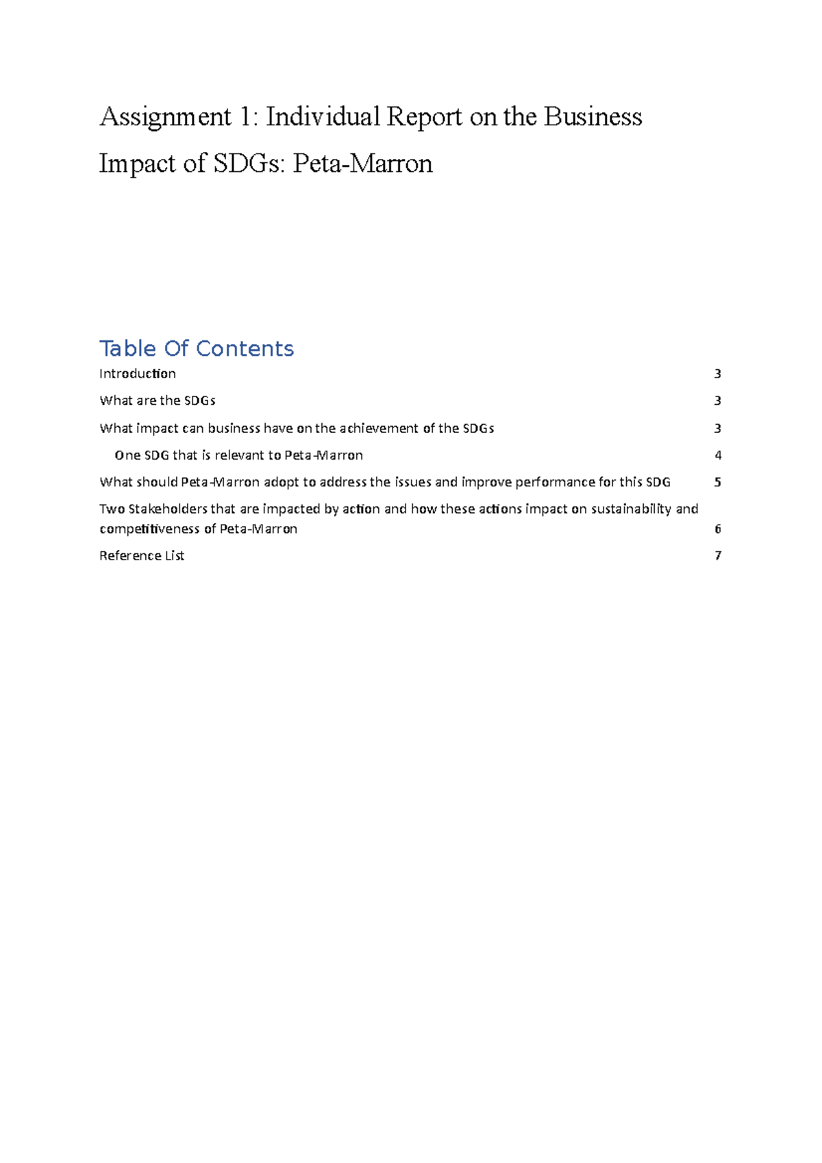 Assignment 1 Individual Report - BUS30024 - Swinburne - Studocu