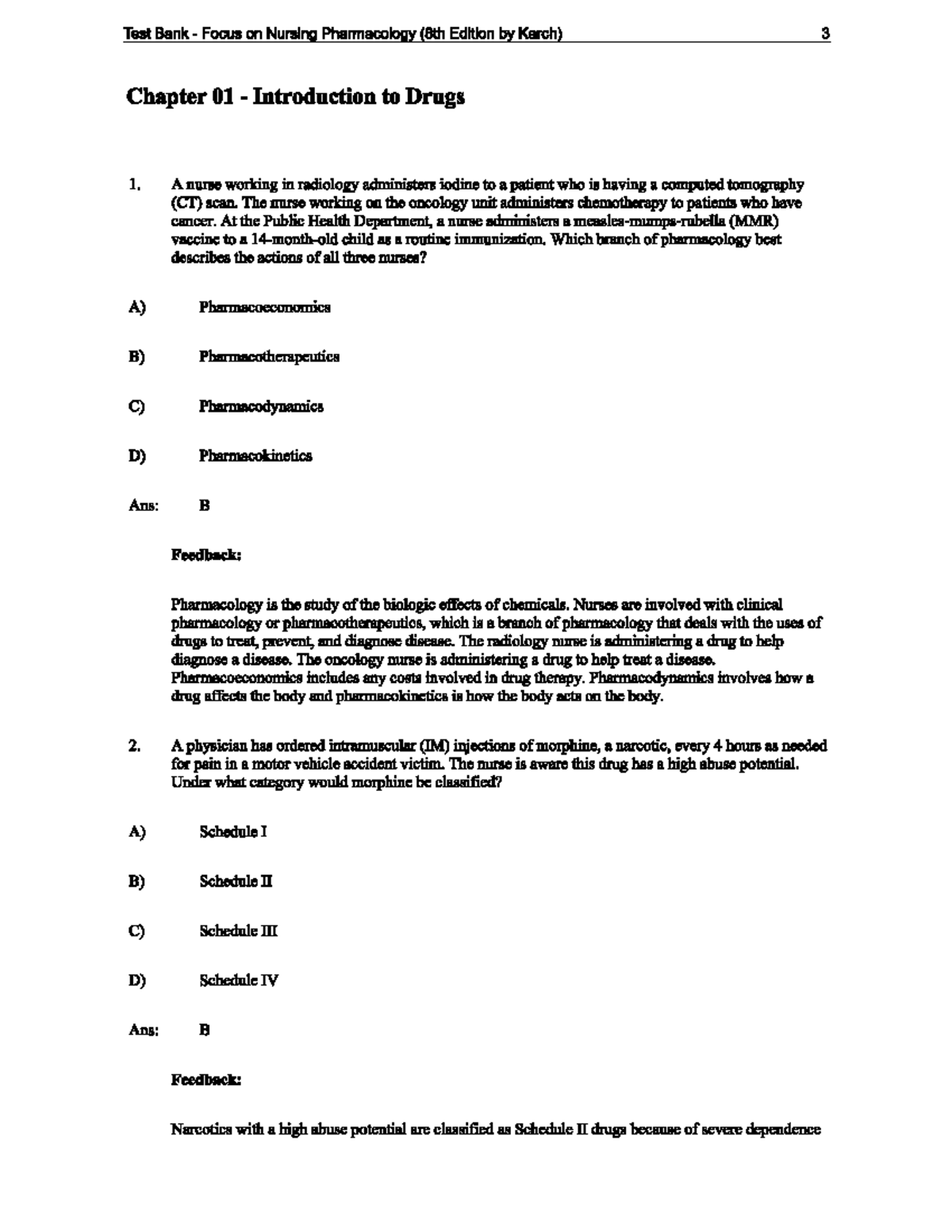 Chapter 1 Pharmacology - NURS4601 - Studocu