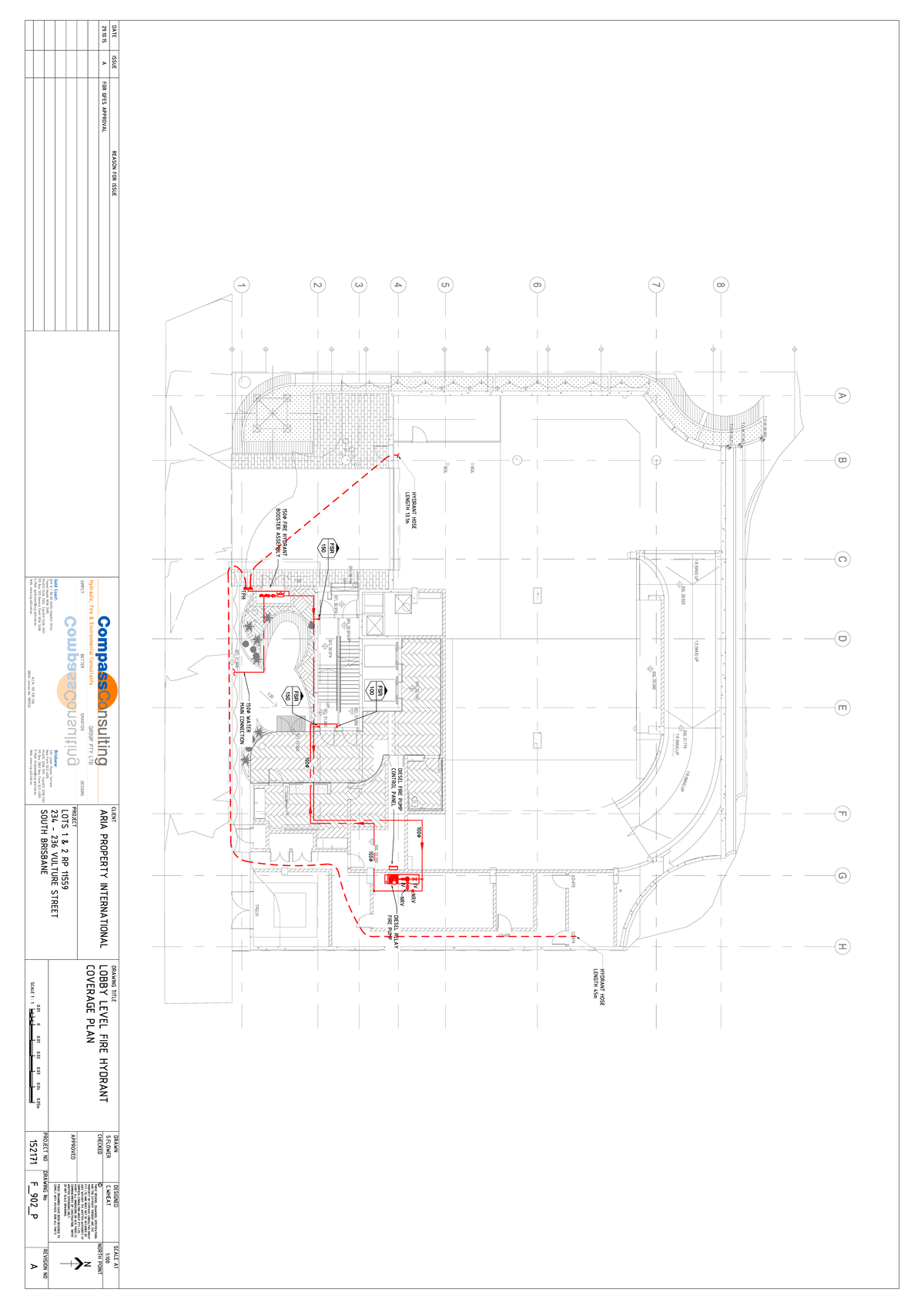 H 902 - Lobby Level Hydrant Coverage PLAN - (A) - 200300 - Studocu
