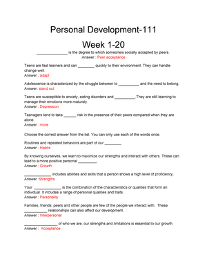 PEDH- Physical Education AND Health Week 1-20 - PHYSICAL EDUCATION AND ...