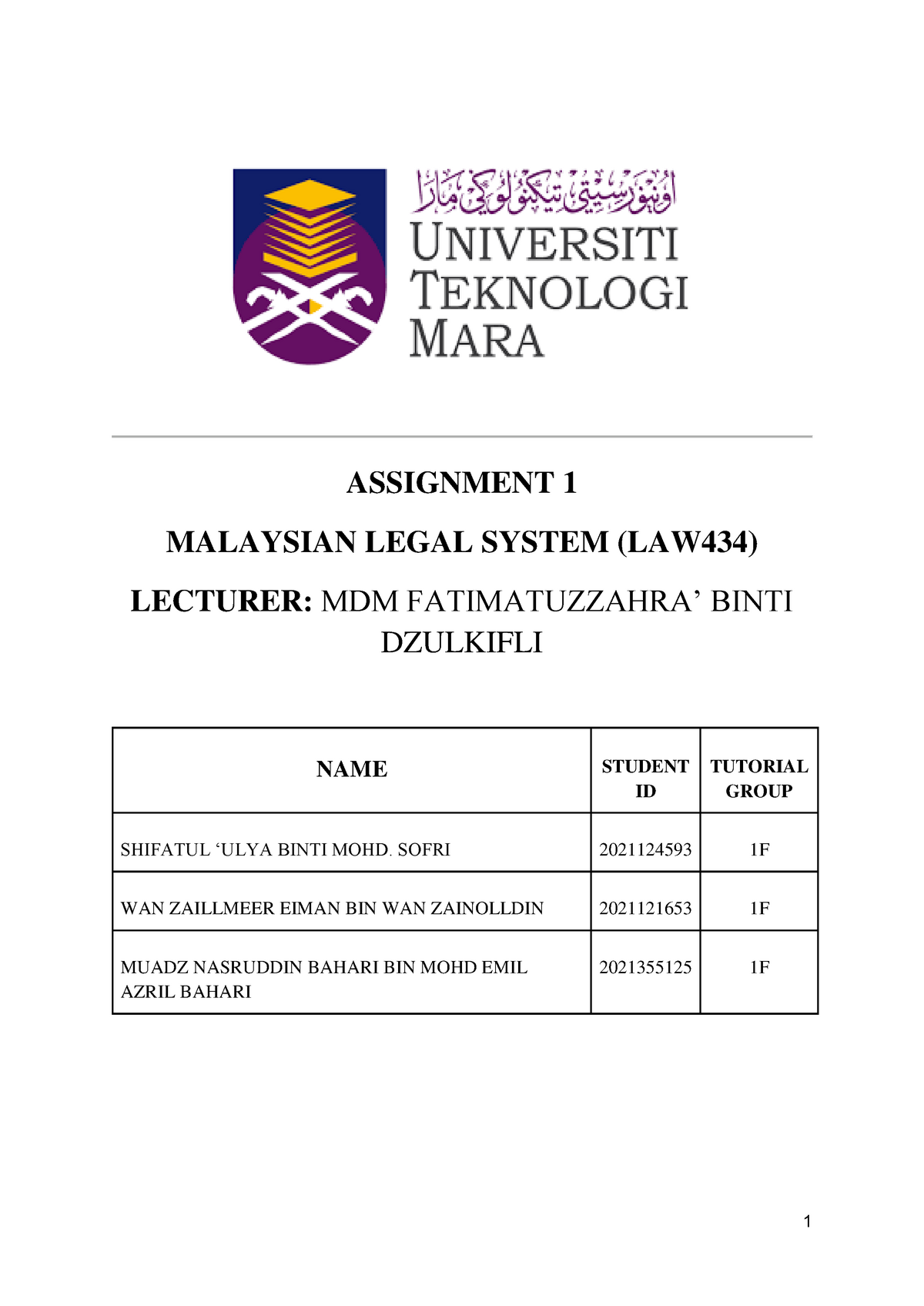 malaysian law on assignment