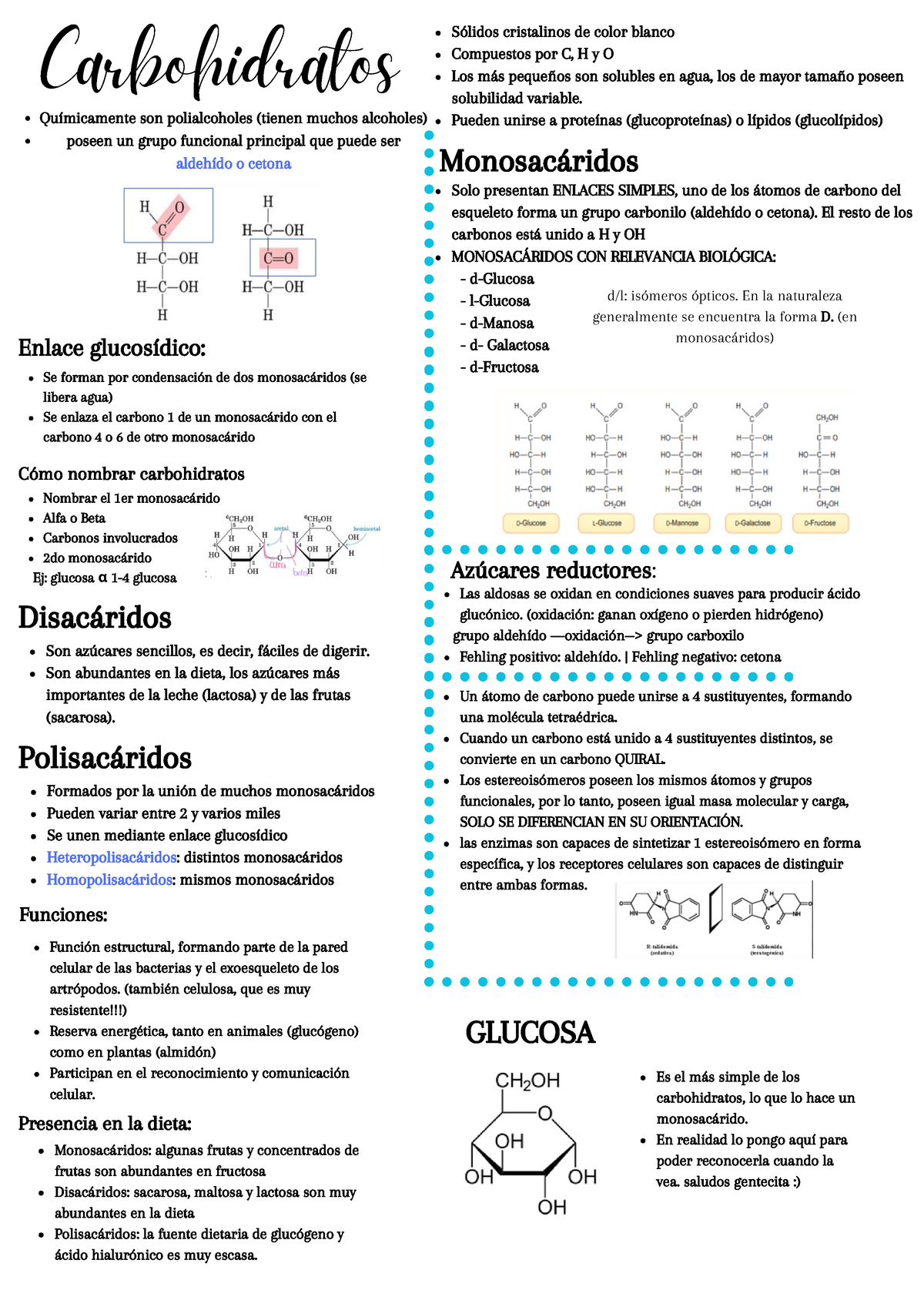 Carbohidratos Bioq - Apuntes Bioquimica - Solo Presentan ENLACES ...