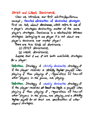 Lecture Notes - Sep 12 - game theory - STATIC GAMES OF COMPLETE ...