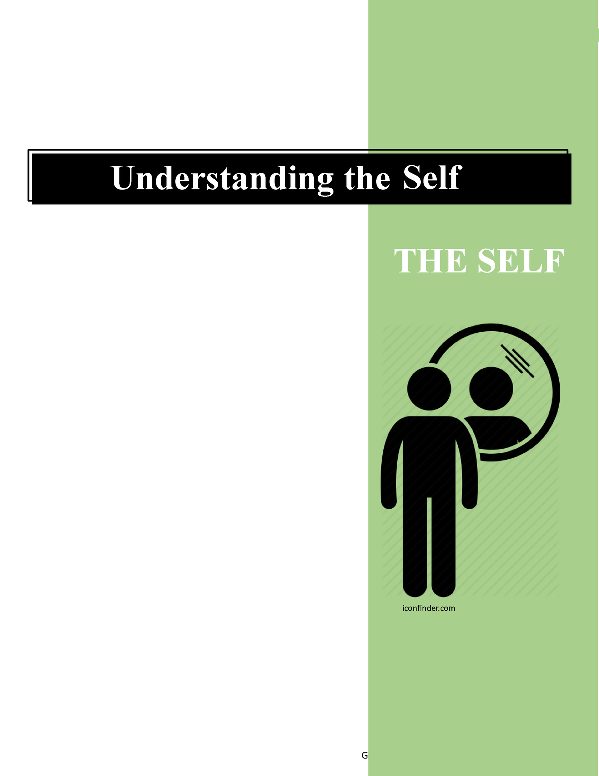 Ged 101 Understanding The Self Part I 1 Ged 101 Understanding The