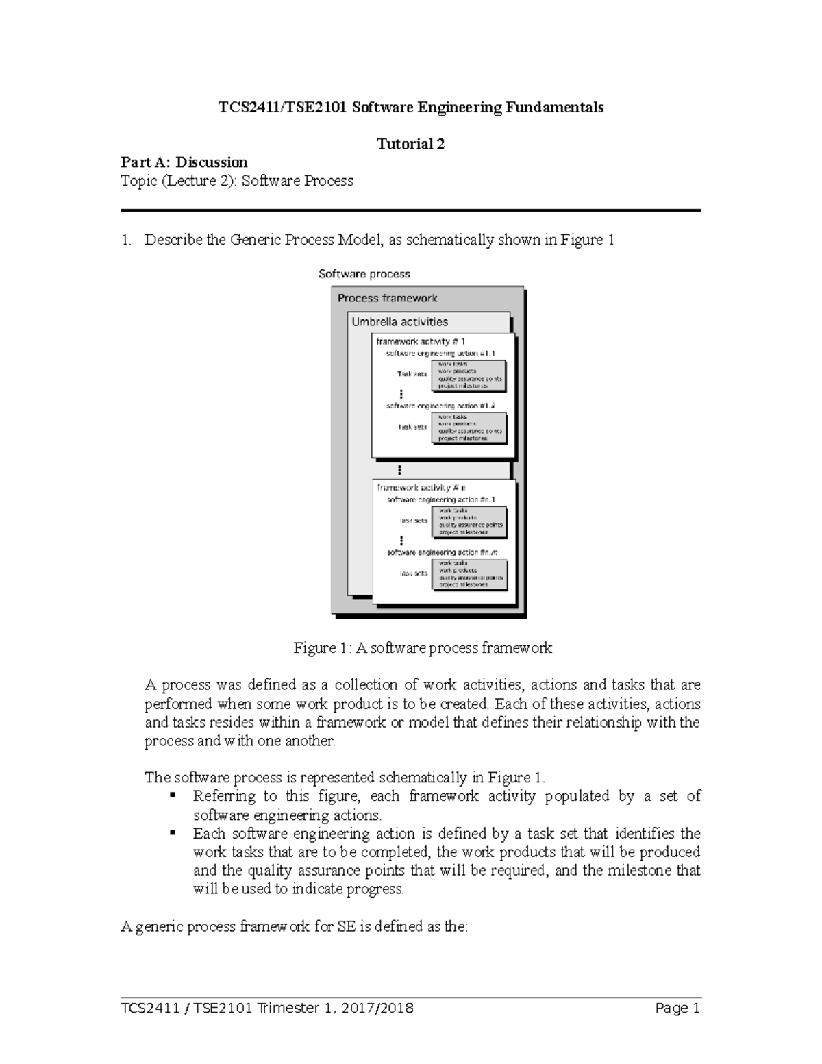 160326 Tut02 - solutions - Software Engineering Fundamentals Tutorial 2 ...
