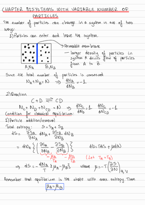 Chapter-4 - Instructor Notes - Statistical Thermodynamics - Studocu