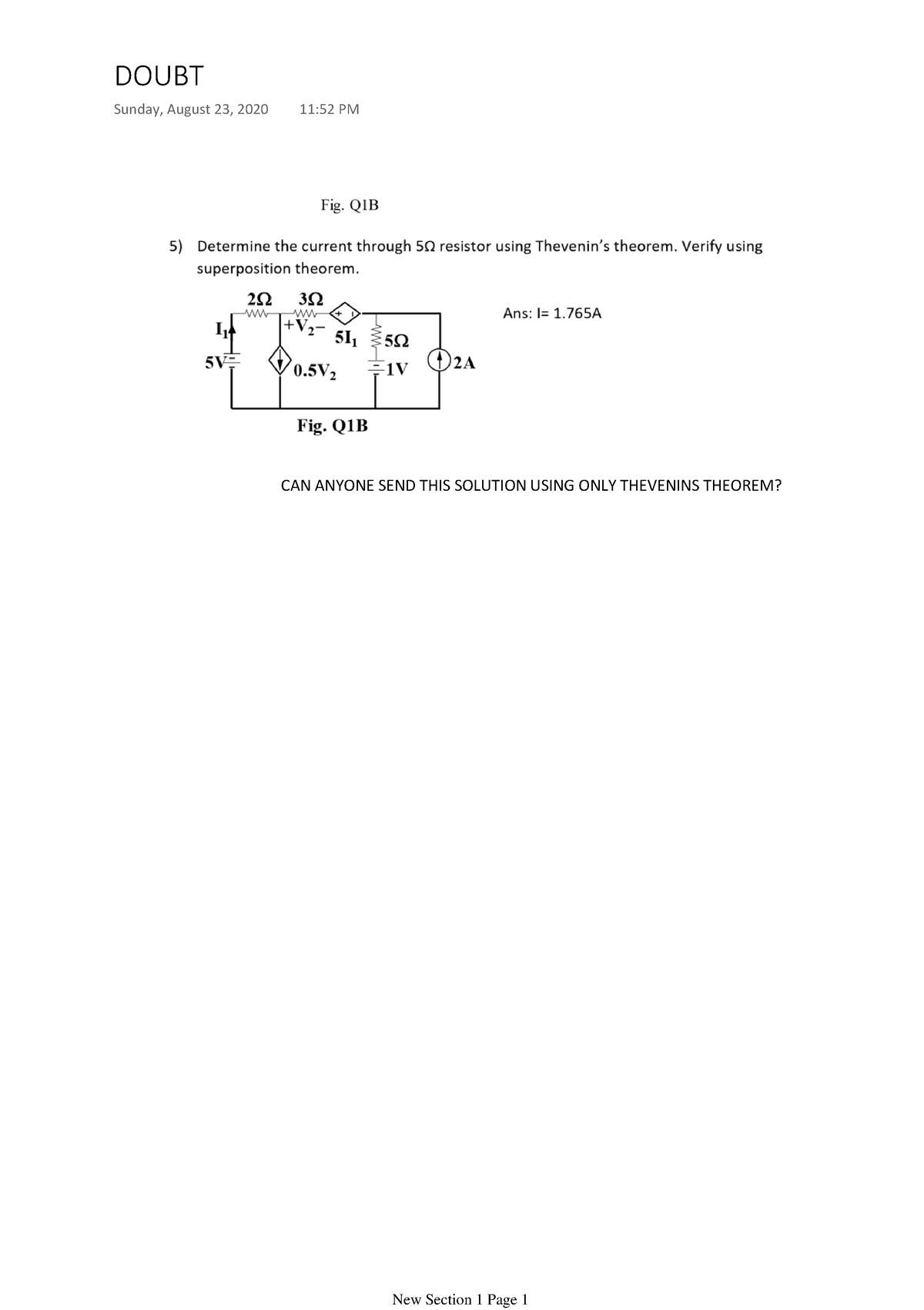 Electrical Circuit Analysis Examples