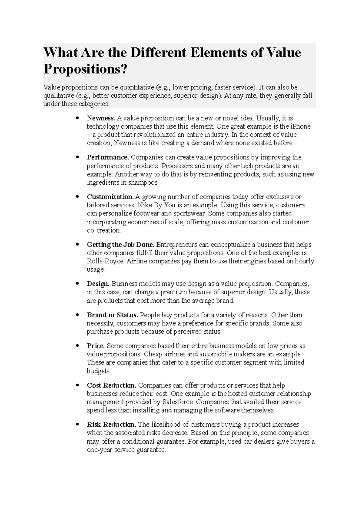 Kfc Value Proposition Value Propositions What They A vrogue.co