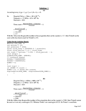Miclabreport 3 - Microprocessor & Embedded systems - AMERICAN ...