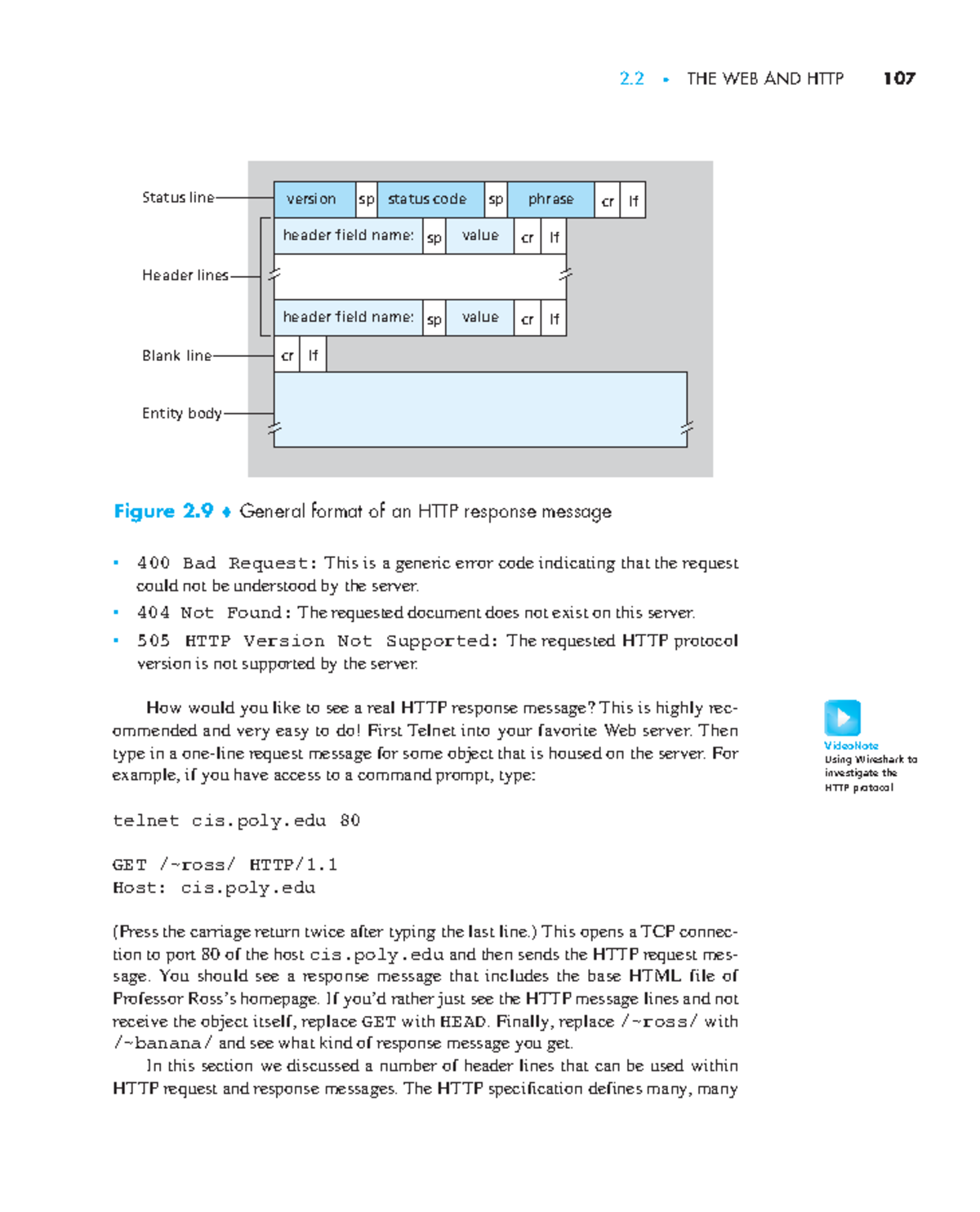 Network Chapter-02-9 - 400 Bad Request: This is a generic error code ...