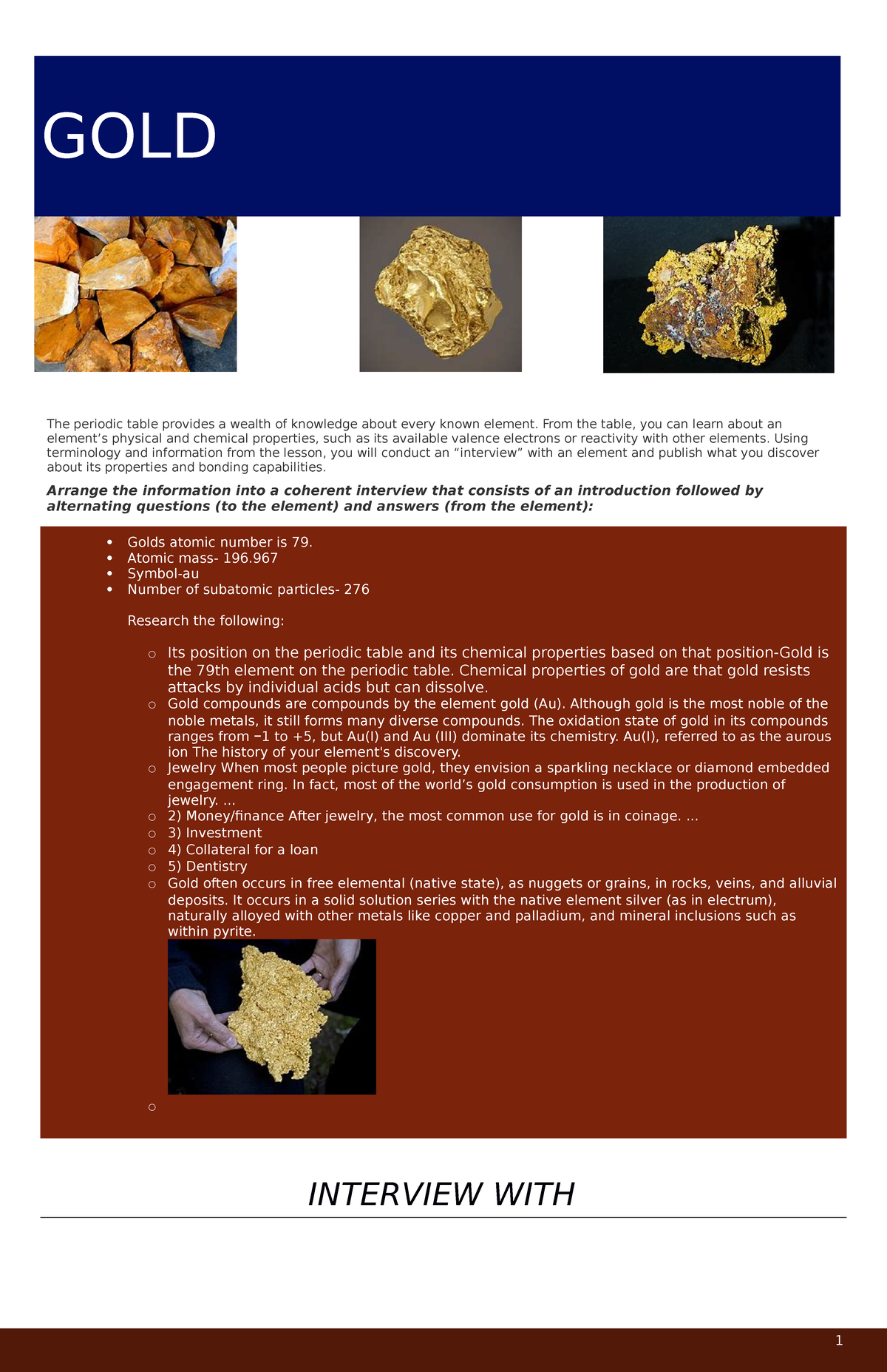 university gold forces