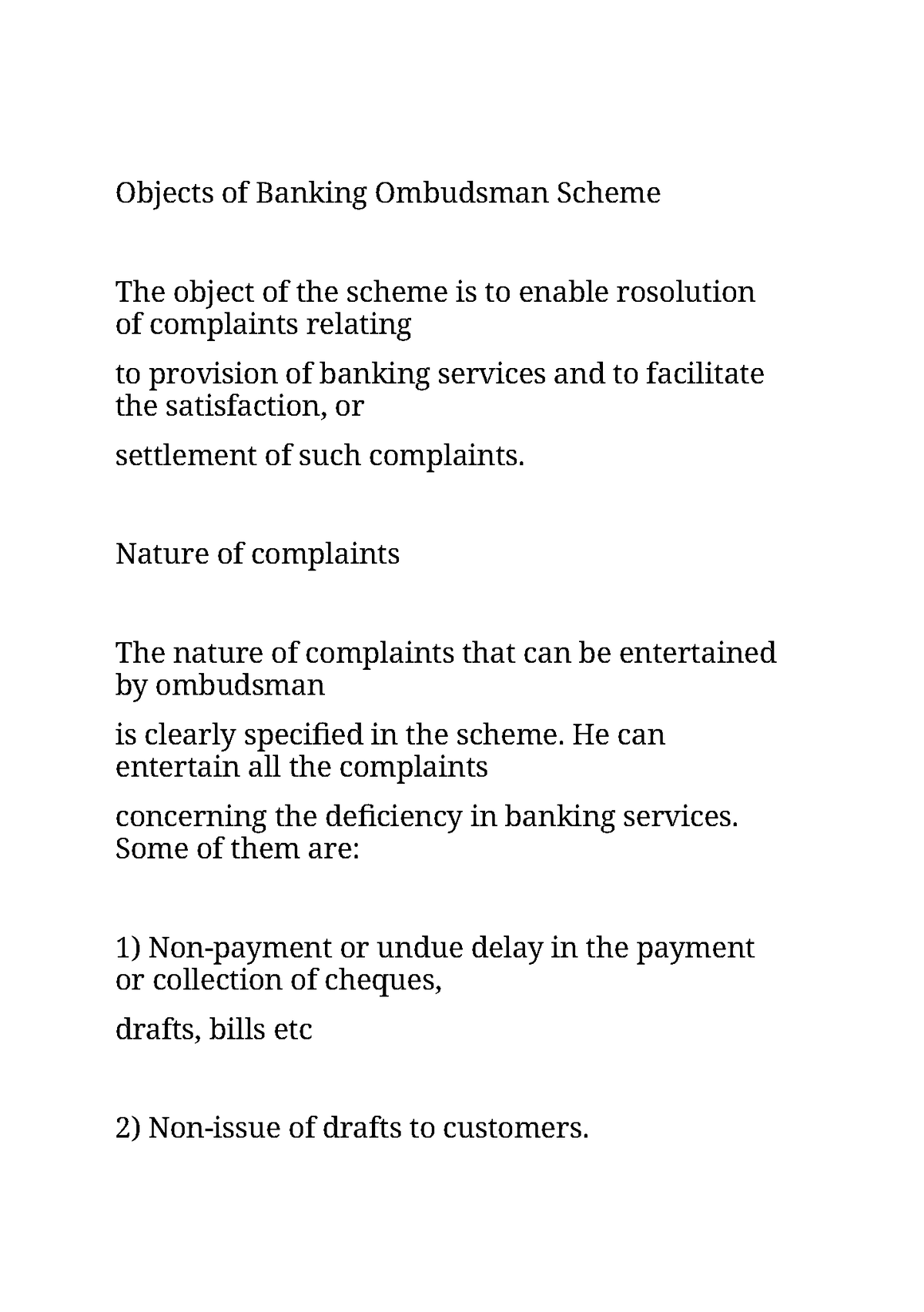 objectives-of-the-banking-ombudsman-scheme-objects-of-banking